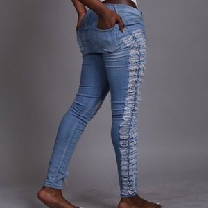 Denim high waist